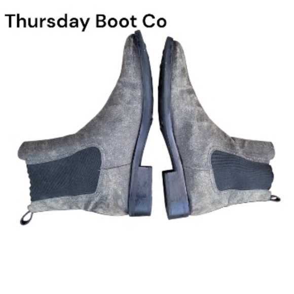 Thursday Boot Company DUCHESS Gray Chelsea Ankle Boot Bootie Barn Shoe Women 9.5 - Picture 5 of 12